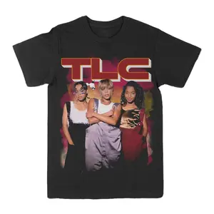 Vintage 90s TLC Graphic T-Shirt – What About Your Friends R&B Girl Group Tee, T-Boz Left Eye Chili Retro Streetwear Unisex Shirt