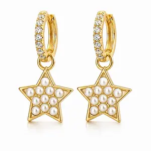 Maite Jewelry.                                                                     ESTRELLAS PIEDRAS CELESTIALES earrings