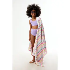 Pacsun Kids Violet Tank & High Waisted Bikini Set