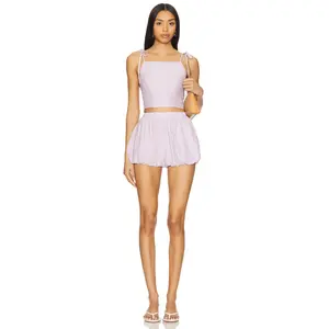 MORE TO COME Teigan Short Set in Purple