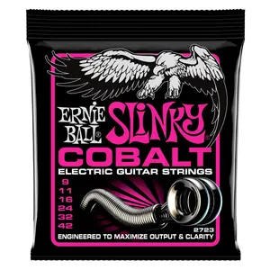 Super Slinky Cobalt Electric Guitar strings 9-42