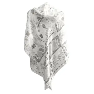 The Protection Scarf - Christian Bible Verse Shawl - Psalms Prayer Scarf with Jesus's Name - Soft Polyester for Prayer and All Seasons