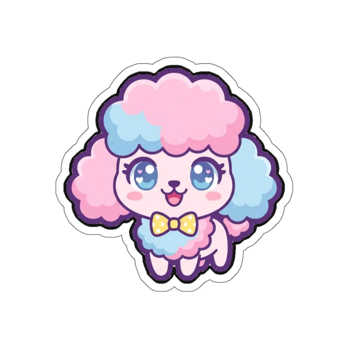 Chibi Poodle Sticker | Tritan