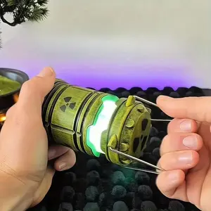 1 Nuclear Reactor Light, Colors Include Pink Crackle, Purple, Orange, Green, New Pink, Gold, Novelty Nuclear Reactor, Mini Simulation Nuclear Reactor, Portable Decoration Suitable for Christmas Home Decorations, Christmas Gifts for Friends and Family