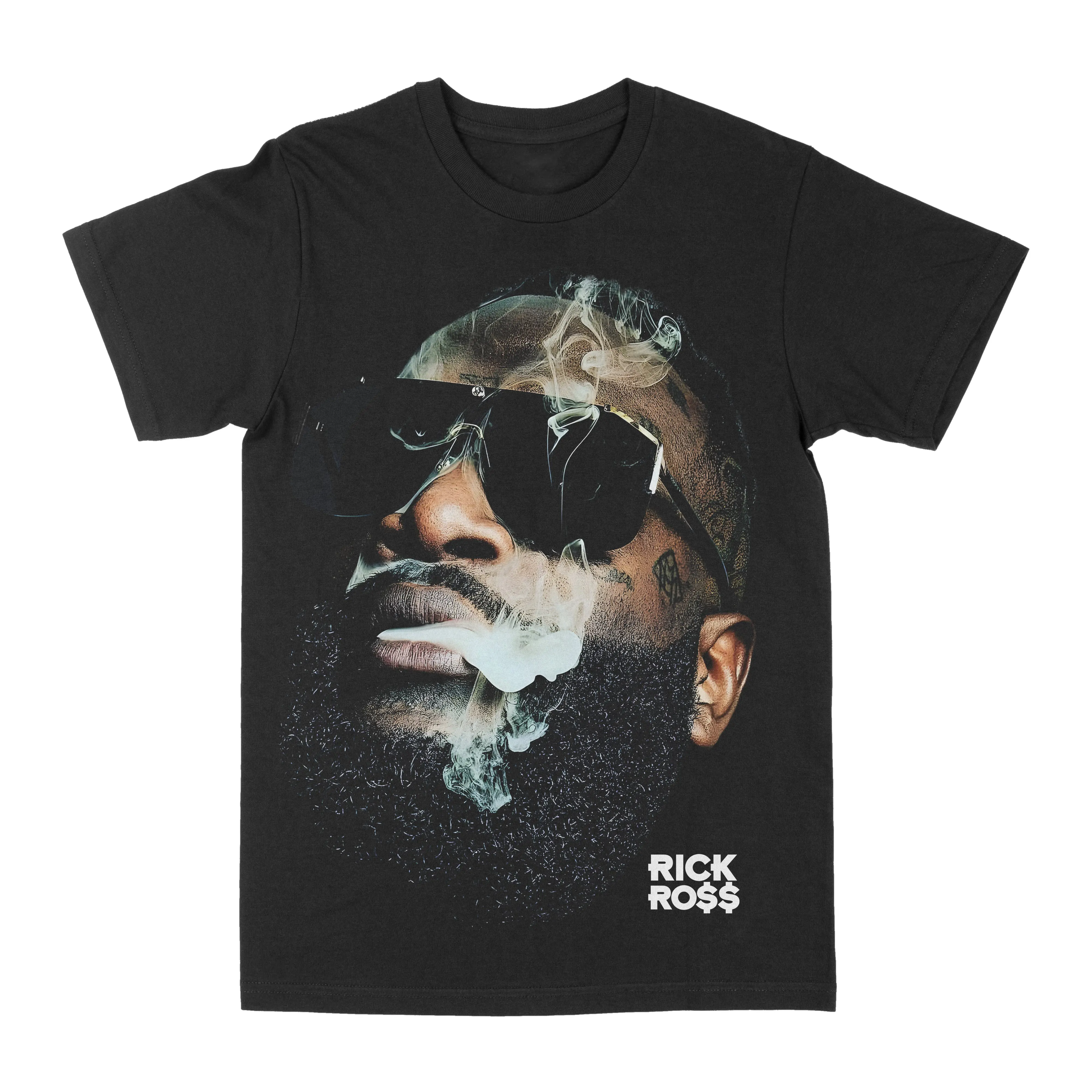 Rick Ross Big Face Graphic Tee Cotton Fabric Unisex T-shirt