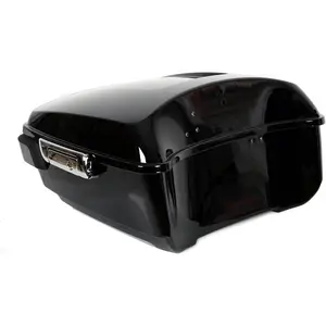 King Tour Pack Compatible with 2014-2024 Harley Touring w/Brake Turn Tail Light Lamp w/Latches w/Hinges