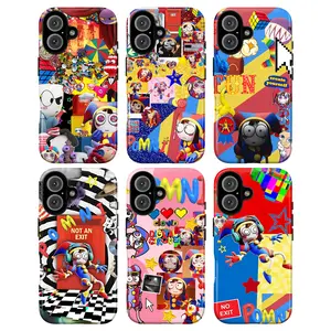 Pomni Digital Circus Phone Case – The Amazing Digital Circus Cartoon Aesthetic Cover for iPhone 17 16 15 14 13 12 11 Pro Max XS XR & Samsung Galaxy S21–S25 Ultra | Fan Gift