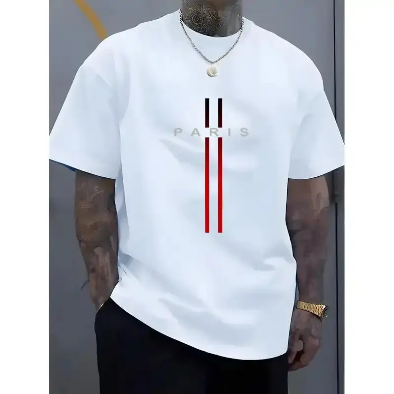 Men's Fashion Casual Crew Neck T-Shirt,  Polyester Knitted Fabric, Slightly Elastic, Letter Pattern, Summer Short Sleeve T-Shirt Cotton Menswear Loose Tshirt Wool ivan cornejo merch graphic tees shirts men men gifts graphic tee zzw06