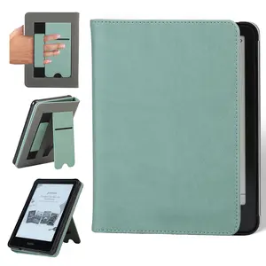 Case for Kindle Paperwhite 7” (12th Gen, 2024) & Kindle Colorsoft – Vegan Leather, Magnetic, Stand, Hand Strap, Auto Sleep/Wake
