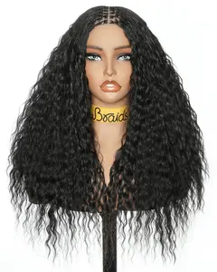 22" Lace Frontal Super Wave Boho Braided Wig