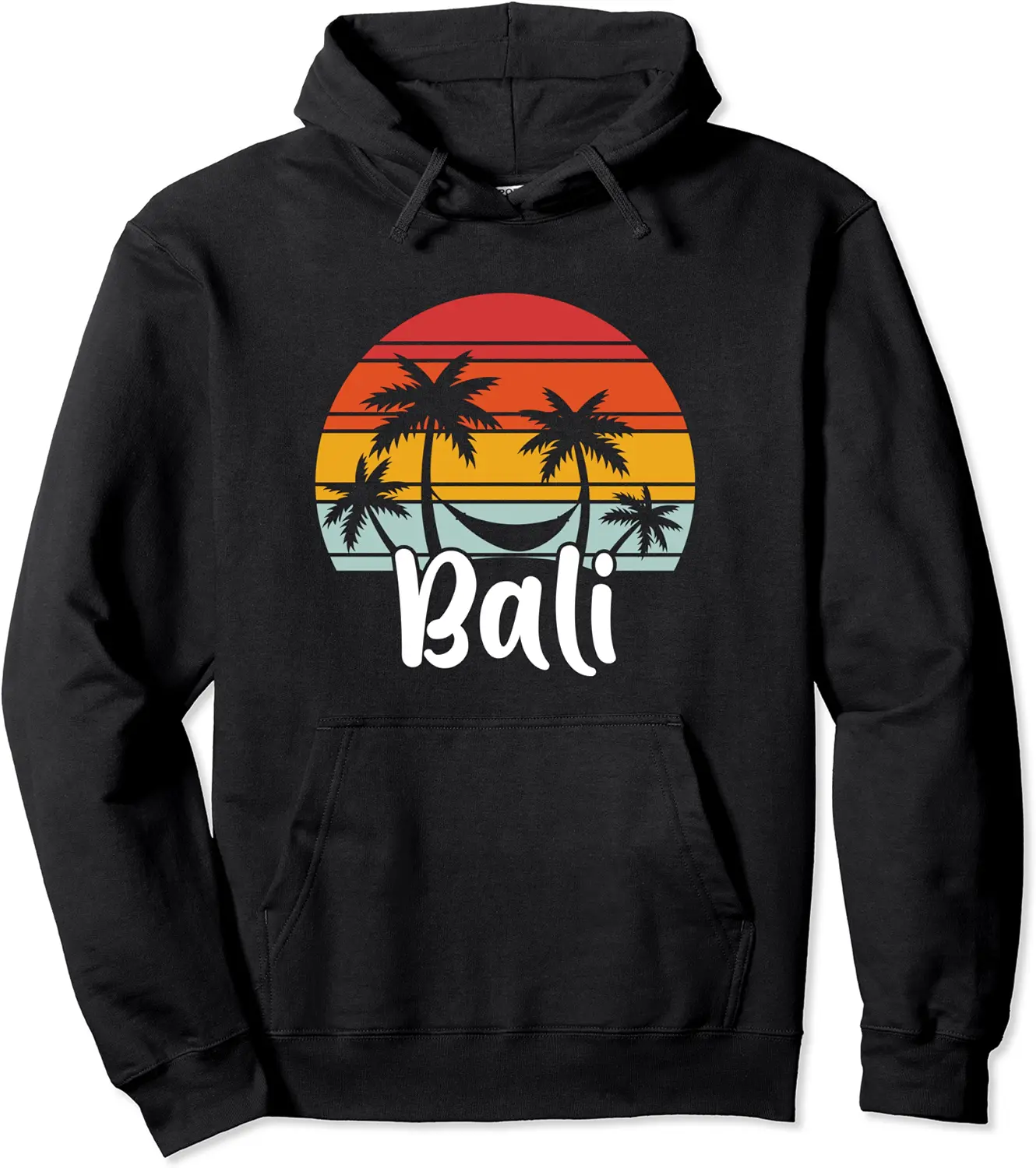Bali Vintage 70s 80s Retro Throwback Vacation Holiday Pullover Hoodie - Salvadorata Shop 63B09T2YPCC5