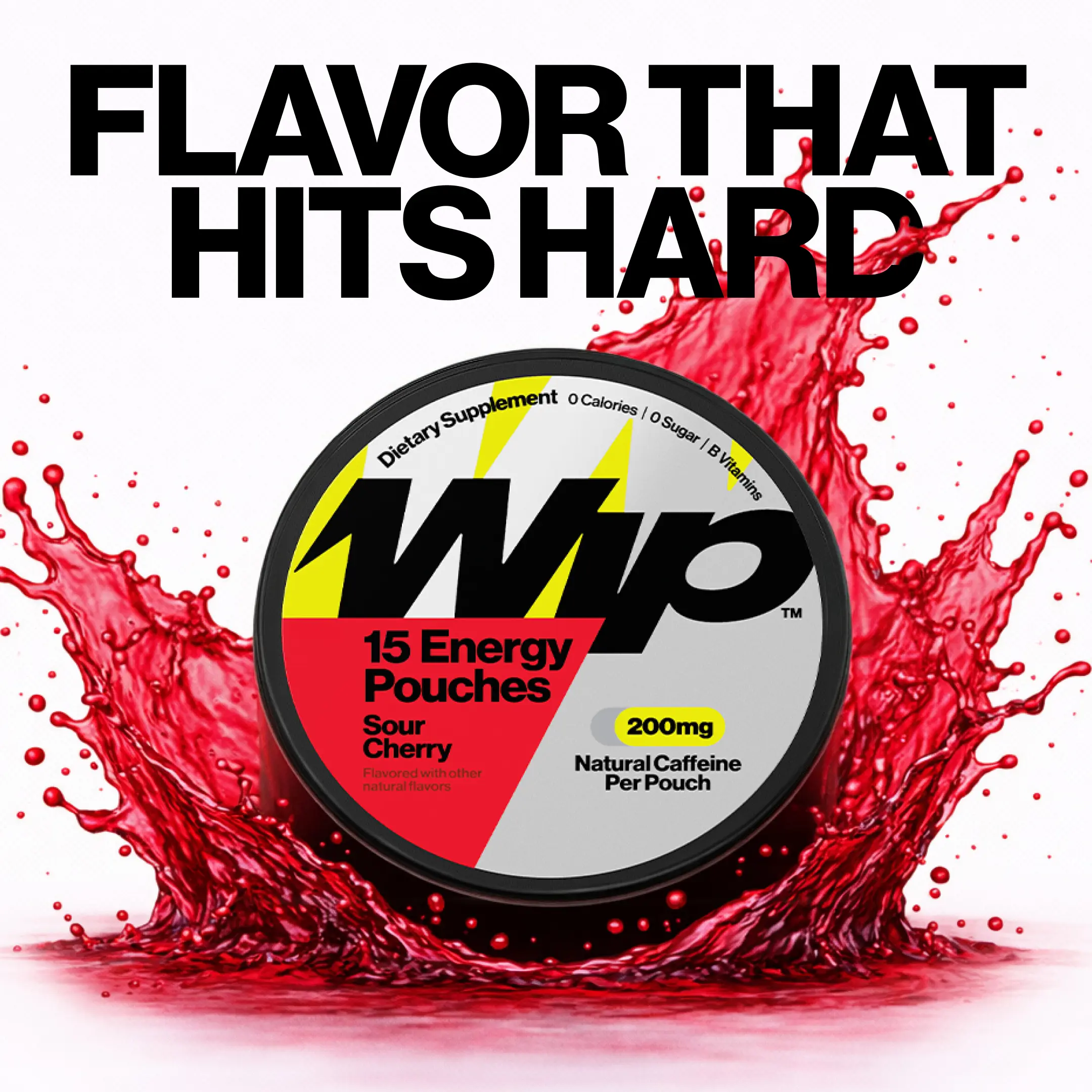 Wip Energy Pouches | 200mg Natural Caffeine | Vitamins and