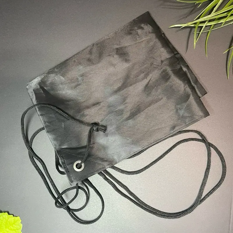Black soccer bag of large capacity