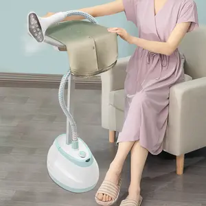 CNCEST Professional Garment Steamer 1350W Powerful Steam Output 45 Second Heat Up for Clothes Curtains 10 Level Fabric Settings
