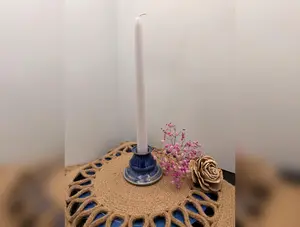 Handmade stoneware Candle stick holder.