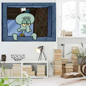 While supplies last. Funny Oc-to-pu-s Cartoon 3x5 Feet Flag Tapestry Wall Hanging Window Design for Bedroom Home Decor College Dorm Room Man Cave Frat Wall Outdoor Decor