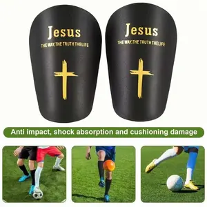 Mini Football Shin Guards Cross Series, Unisex Thick Sports Protection Gear, Football Accessories, Fits Calf, All-Season Use