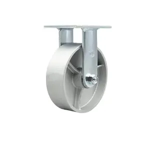 Service Caster MCM-SCC-30R620-SSR Replacement for McMaster Carr Caster 2408T106 - Rigid Top Plate Caster with 6 in. Semi Steel Cast Iron Wheel - Heavy Duty Replacement Caster - 1200 lbs Capacity