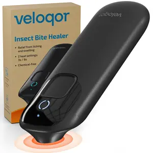 Sting Relief Healer, Chemical-Free Portable Physical Thermal Care Tool, Fast Electronic Heating Device for Calming Uncomfortable Itching, Redness & Swelling, Safe Reusable Design Suitable for Daily Indoor & Outdoor Full Body Skin Comfort