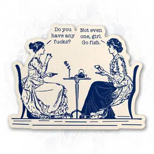 Do You Have Any Fucks Sticker, Dirty Joke Dark Humor Stickers, Sarcastic Adult Snarky Sayings Waterproof Die-Cut Vinyl Stickers for Laptop