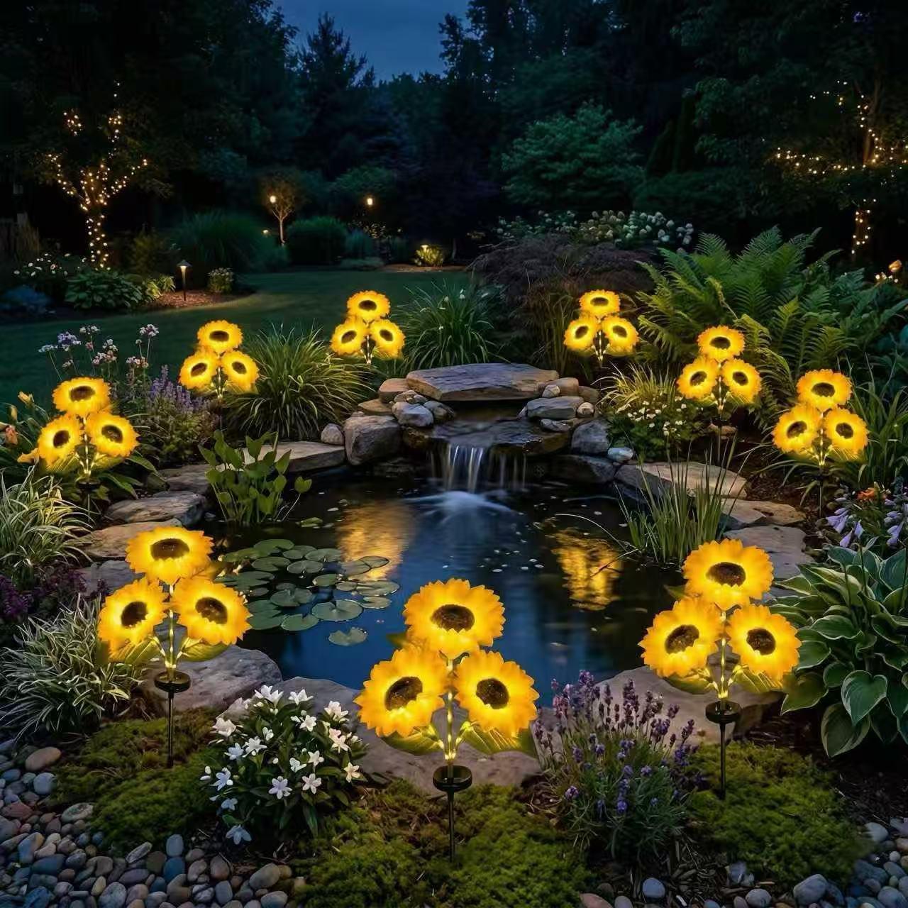 Solar Powered LED Sunflower Garden Lights Set of 2/4/6 Pieces Realistic Nighttime Glow for Yard Lawn Patio Porch Waterproof IP65 Energy Efficient Outdoor Lighting Durable Plastic Flowers All Weather Protection Solar Powered LED Sunflower Garden Lights Set of 2/4/6 Pieces Realistic Nighttime Glow for Yard Lawn Patio Porch Waterproof IP65 Energy Efficient Outdoor Lighting Durable Plastic Flowers All Weather Protection