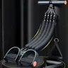 Lightweight Adjustable Resistance Exercise Band with ft Pedals and Handles, Workout Accessories, Adjustable Workout Fitness Equipment for Yoga & Body Stretching, Portable Resistance Trainer, Ideal Gift Choice, Workout Bands, Gym Accessories