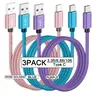USB-C Fast Charging Cable 3-Pack (3.3/6.6/10 ft), Mobile Charging Cable, USB A to C Braided Charging and Data Sync Cable, Compatible with Samsung Galaxy A14 5G/A13/A54/A53/S23/S22 Ultra/S21/S20, Google Pixel 7 Pro/6 and Other Android Phones
