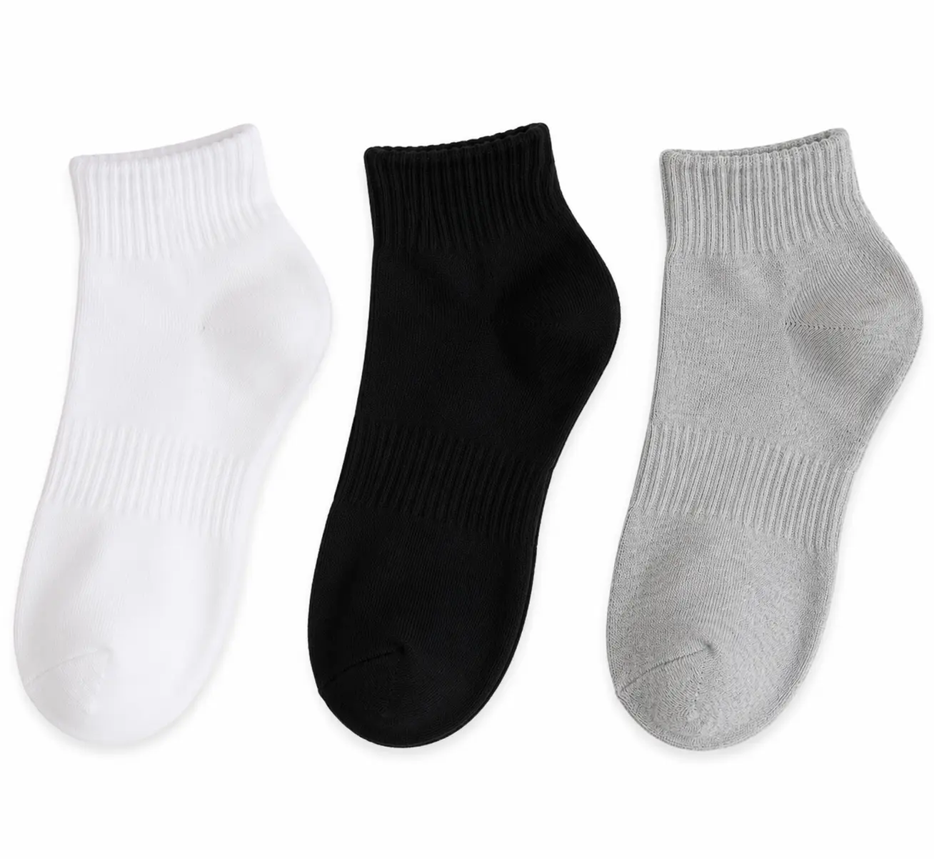 7 Pairs Cotton Ankle Socks for Men & Women