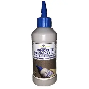 Bluestar Flexible Concrete Hairline Crack Filler (Gray), DIY- No Special Tools Needed. Fill Small Cracks in Concrete Driveways, Patios and Other Concrete Surfaces. 16 fl. oz. Bottle