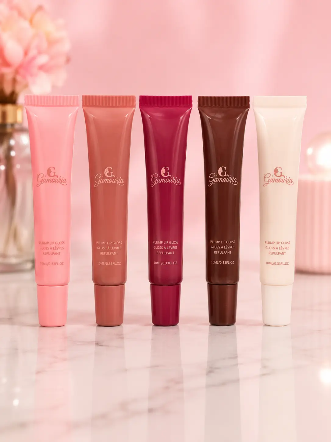 Gamouria Plump Lip Gloss - Makeup Product for Smooth, Fuller Lip Appearance