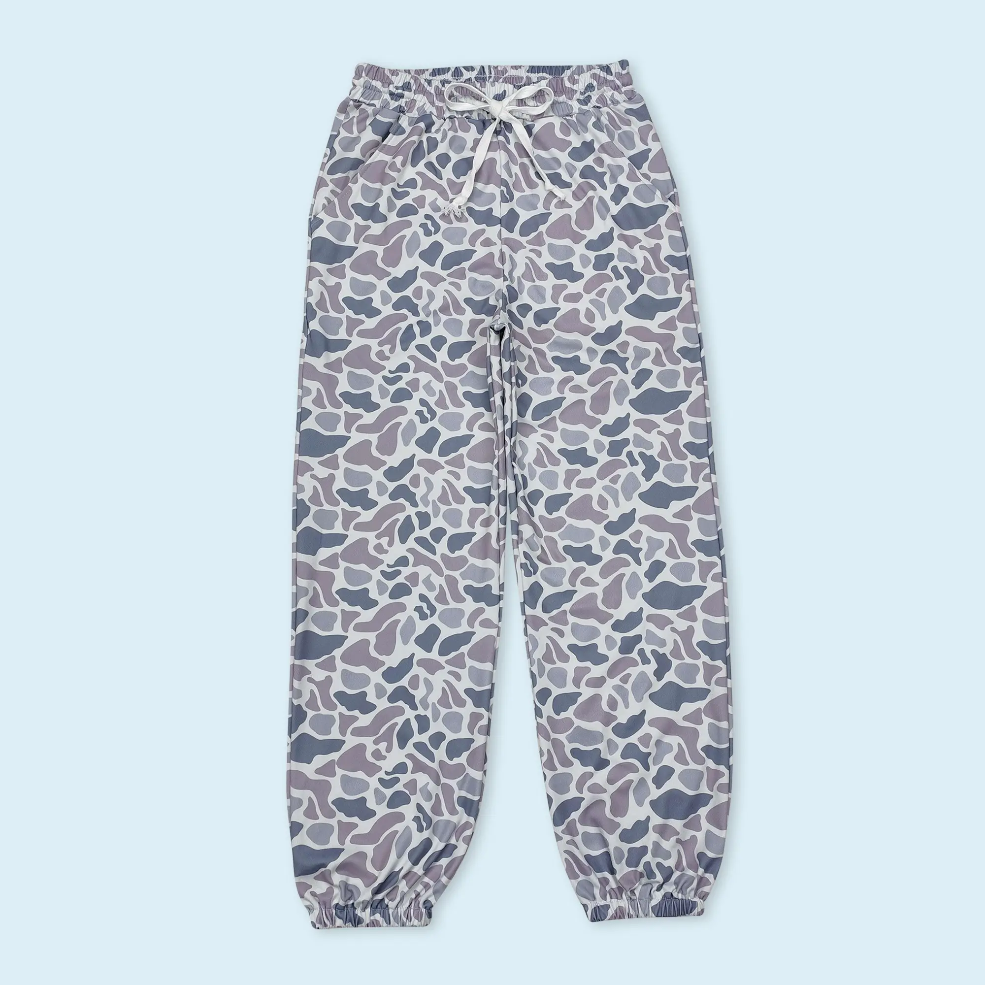 Adult women light grey camouflage leggings pants Adult women light grey camouflage leggings pants