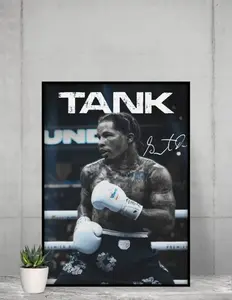 Gervonta Davis Poster, Tank - Gervonta Tank Davis, Boxing Poster, Poster Ideas, Motivational Posters, Wall Decor, American Boxer Poster Decoration Gifts