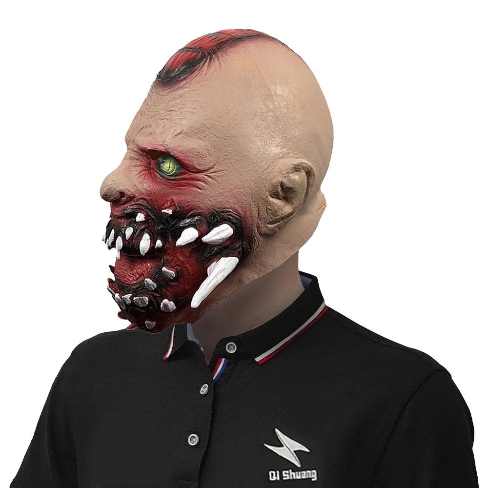 Anime Terror Cyborg Vampire Masks Cosplay Costume Latex Mask Halloween Masquerade Party Carnival Prop full face cover