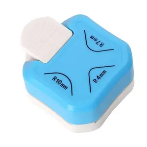 3 in 1  Corner Rounder Metal Plastic Design Scrapbook Cards Craft Corner Cutter for Paper 4mm/7mm/10mm