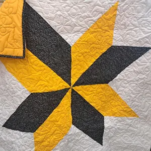 Black and gold star