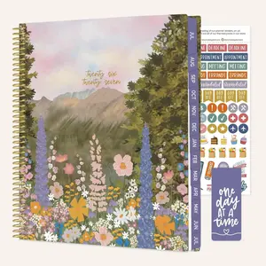 2026–27 Soft Cover Planner, 8.5" x 11" | Wildflower Mountainside