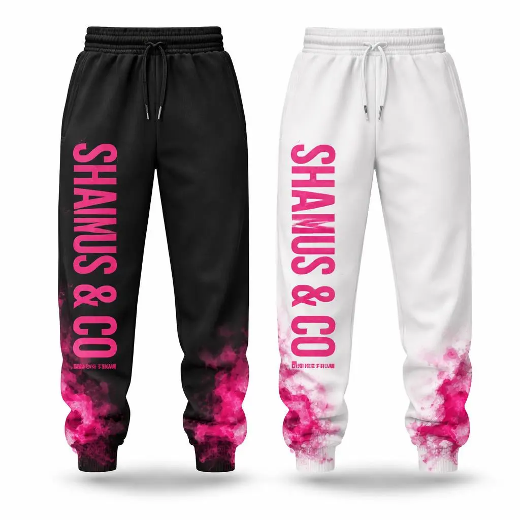 Customizable Sporty Loungewear Joggers, Premium Fabric Pants Designed to Complement Hoodies for Matching Athleisure Sets, Complements Hoodies, Hoodie Compatible