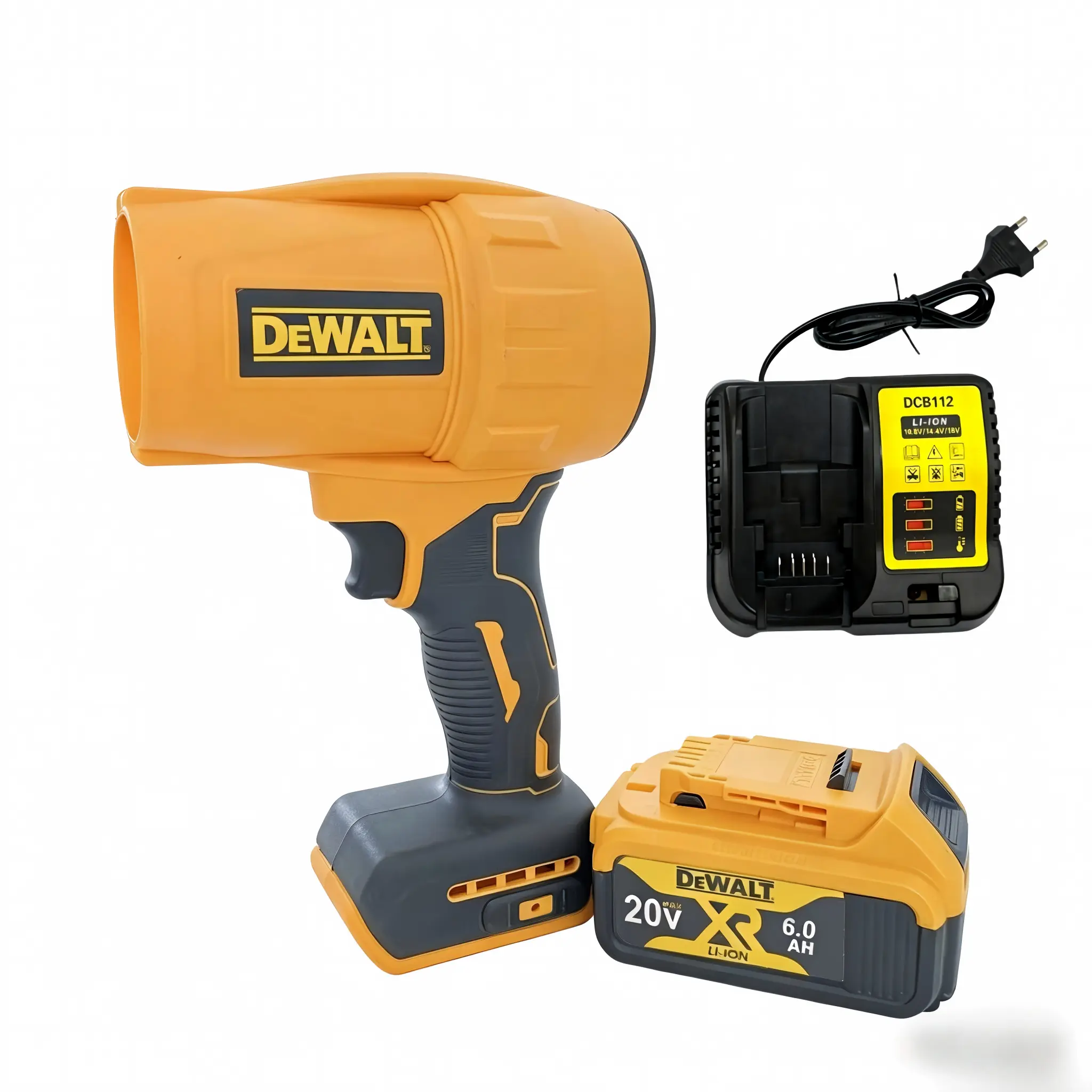 NEW 2026 DEWALT 20V 6.0Ah Lithium-Ion Battery Leaf Blower - 30000RPM, Variable Speed, Lightweight Portable Wireless Handheld Tool for Outdoor Garden Cleaning