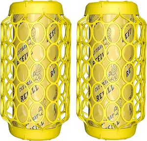 Insects Traps Outdoor Hanging, insect Traps for Outdoor Yellow Jacket Trap, insect Catcher Trap, Sticky Fly Bug Insect Deterrent Killer 2 Pack Plastic Repellent Set Handheld