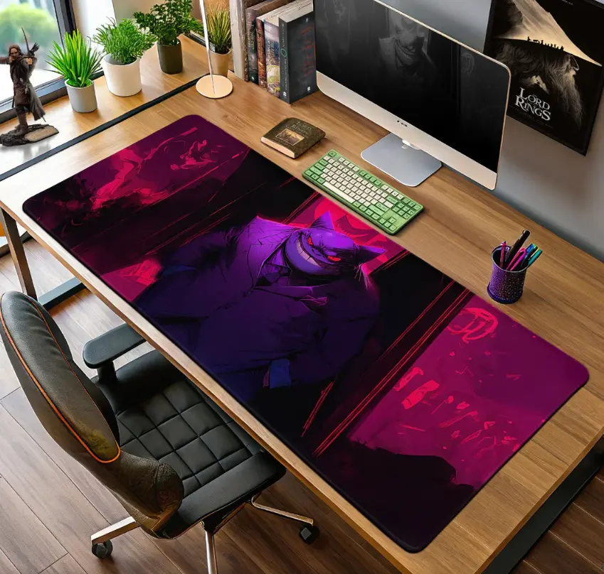 Gengar Mafia Mouse Pad, Gaming Desk Mat