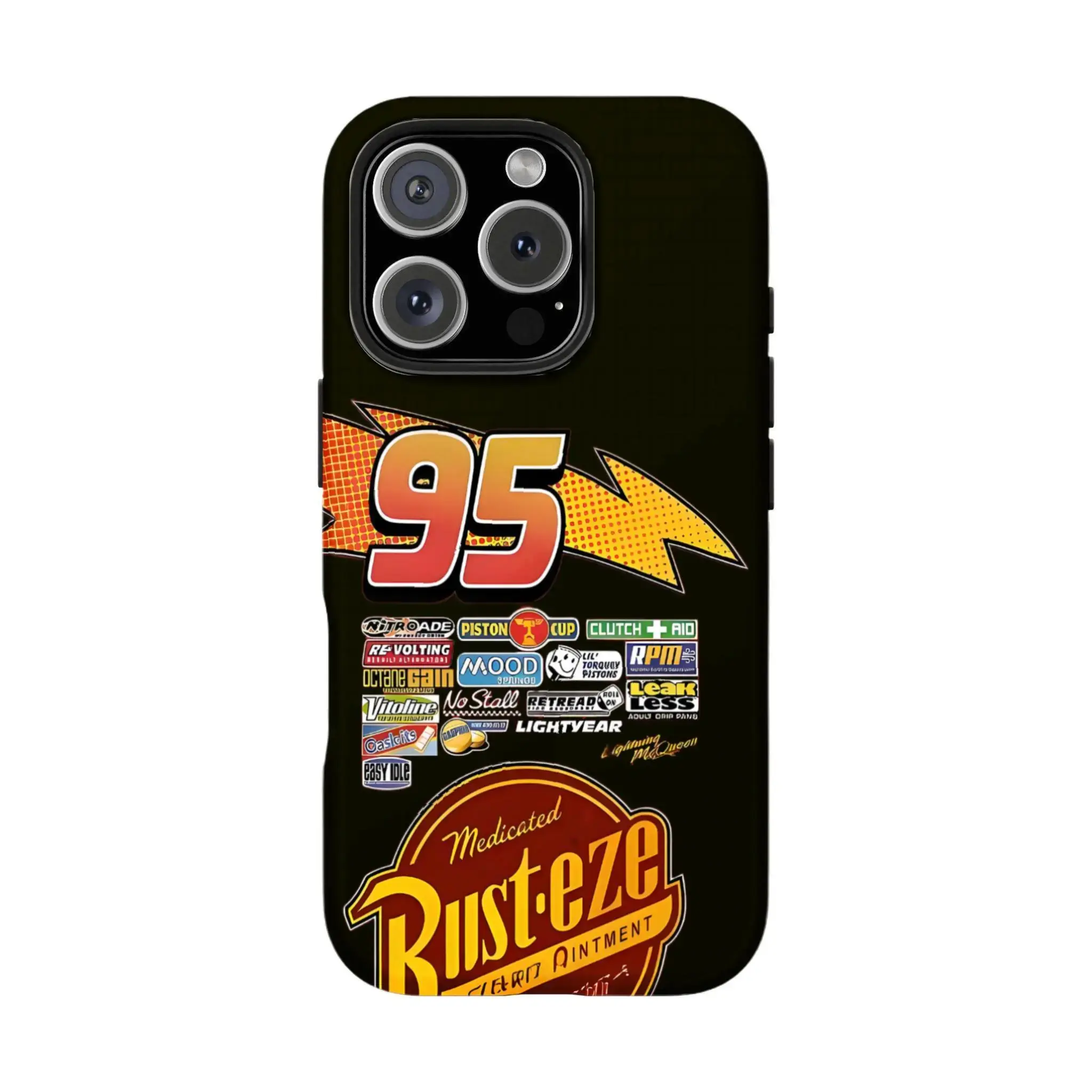 Lightning McQueen Special Edition Smartphone Casing, Protective Phone Accessory for iPhone 15,14,13,12,11 Pro Max,8 Plus,X - Father's Day Gift Option, Protection