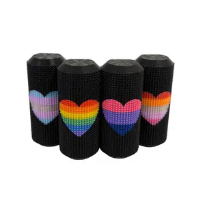 Little Ouchies Spikie Keytar Love is Love Collection – Love Potion Themed Sensory Fidget Keychain Stim Tool, Aesthetic Pink Designs, Clicky or Quiet Sound