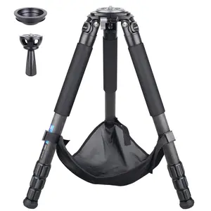 ARTCISE AS88C Carbon Fiber Tripod Heavy Duty Bowl Tripod Camera Tripod Ultra Stable Carbon Tripod with 75mm Bowl and Adapter 10 Layers Carbon Fiber 36mm Leg Tube Max Load 77Lbs/35kg
