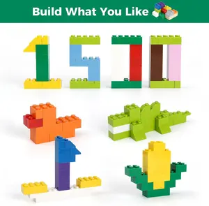 flash card flash cardflash cardHUIZDQ 1500 Pieces Building Bricks, Classic Bulk Small Blocks, Classic Bricks Set Basic Building Blocks Compatible with All Major Brands