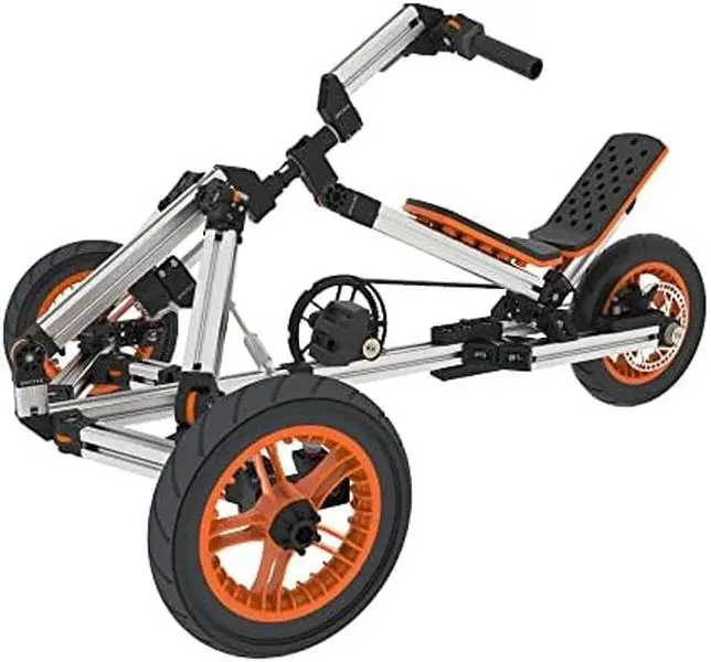 KIDROCK Pedal Go Kart Buildable Kit for 60 Contraption Children Rides Go Cart (Two Wheel Bike, Three Wheel Bike, Stand Scooter, etc.) Large KIT Gift for 4-14 Years Old