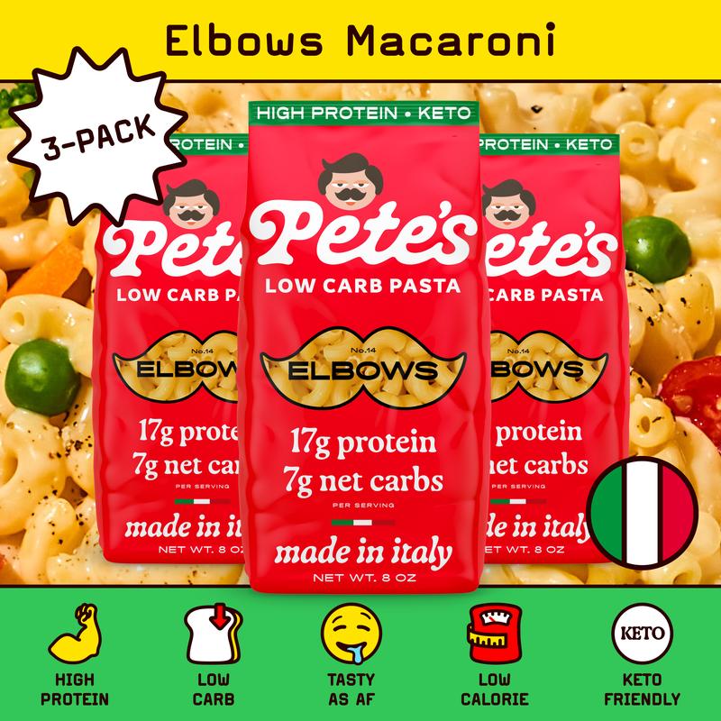 Pete's High Protein, Low Carb Pasta - Spaghetti, Penne, Rotini & More