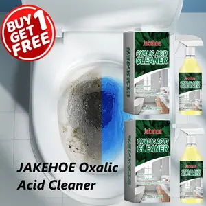Jakehoe Oxalic Acid Cleaner 2-piece set (100ml*2）Powerful in Removing Yellow Stains and Scale It Easily Breaks down Urine Scale Stains Restoring Your Toilet to a Clean State It Quickly Removes Dirt and Odor Deeply Cleans Without Leaving Any Marks
