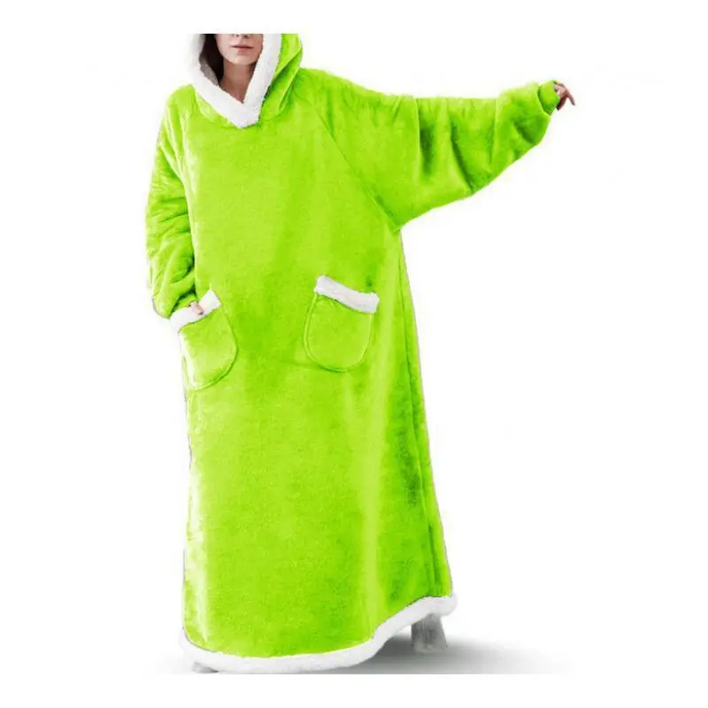 WarmWearableBlanketWinterExtendedHoodedLazyBlanketFlannelLambWoolExtendedLarge WarmWearableBlanketWinterExtendedHoodedLazyBlanketFlannelLambWoolExtendedLarge