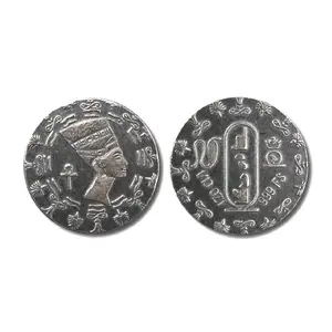Egyptian Queen Nefertiti 1/10 Oz Round Charm