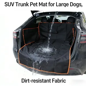 New Large Dog Suv Trunk Pet Mat, Multi-Color, Thick Anti-Slip Car Pad, Side Wing Protection, Scratch Resistant, Easy Installation
